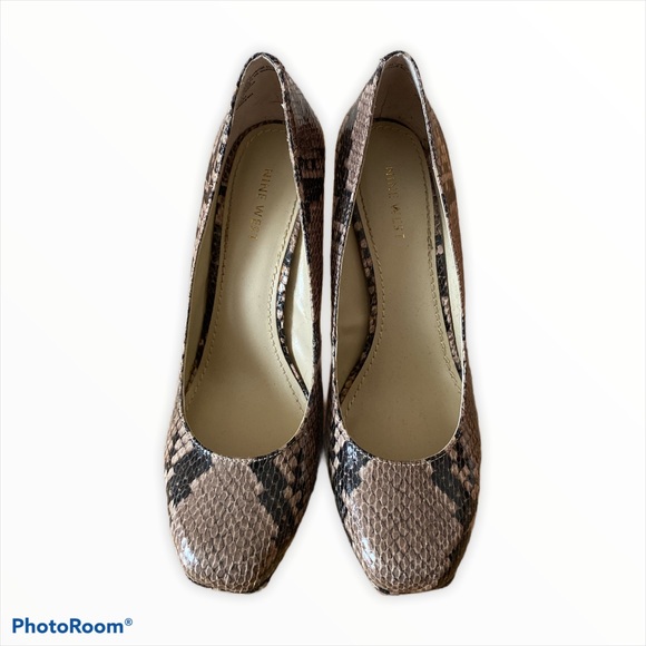 Nine West Snakeskin Heels - Picture 2 of 5